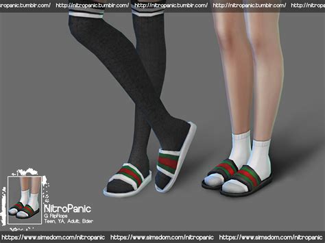 gucci slides sims 4 cc|the sims 4 downloads Gucci.